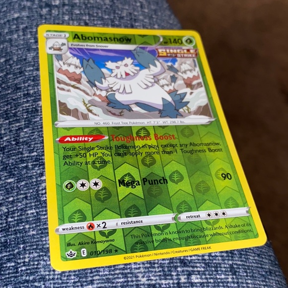abomasnow pokemon card value Pokemon - Sun & Moon - Forbidden Light - Abomasnow